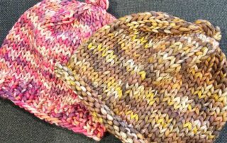 Bulky cotton beanies