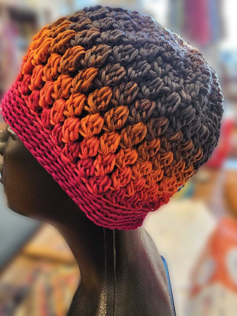 LaHaina crocheted beanie